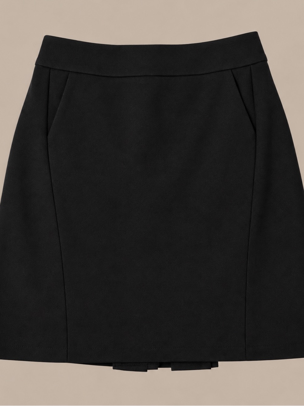 LOFT Black Pencil Skirt — Structured Waistband